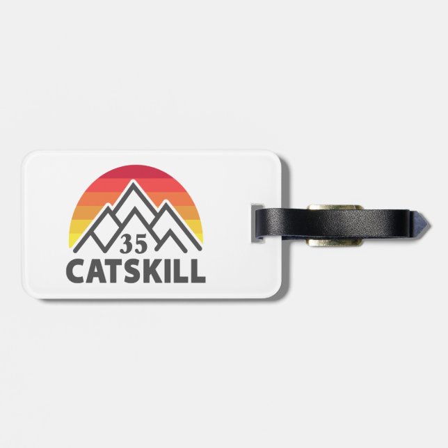 Catskill 35er Regenbogen Gepäckanhänger (Rückseite horizontal)
