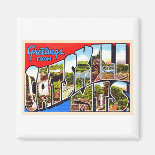 Catskill Mountains New York Große Letter Postkarte Magnet
