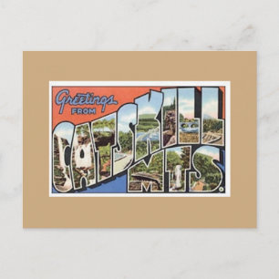 Catskill Mts. Carte postale vintage