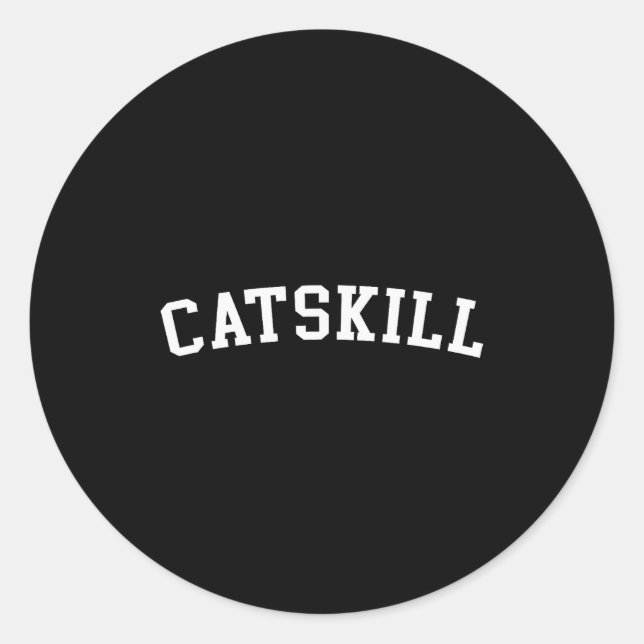 Catskill  runder aufkleber (Vorderseite)