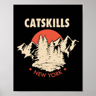 Catskills New York Ny Wandern Berge T-Shirt  Poster