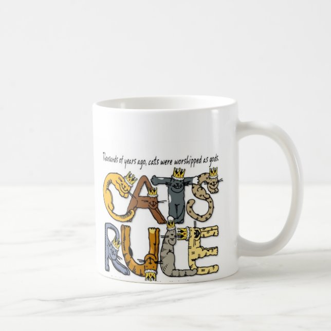 CatsRuleMug Kaffeetasse (Rechts)