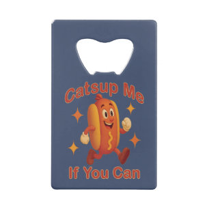 Catsume-moi si tu peux drôle Hot Dog - Ketchup Pun