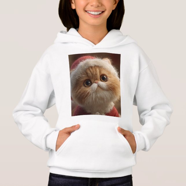 Cattastic Weihnachten  Hoodie (Vorderseite)