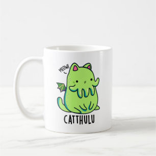 Catthulu Funny Cthulhu Cat Pun Kaffeetasse