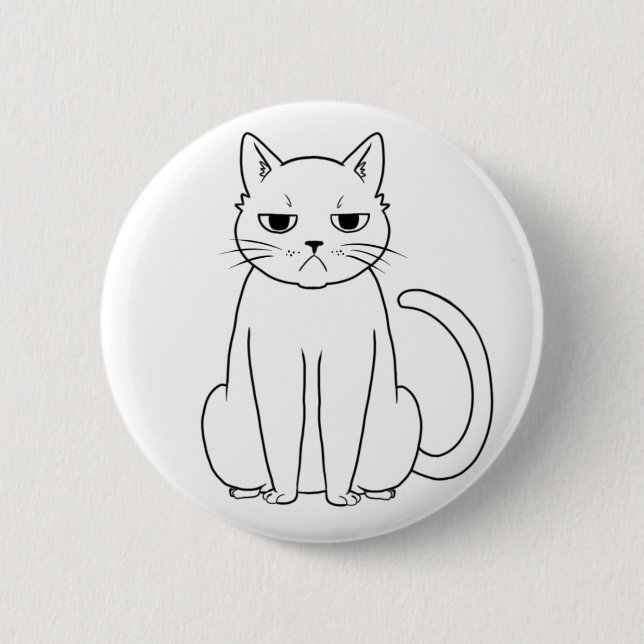 Cattitude Button (Vorderseite)