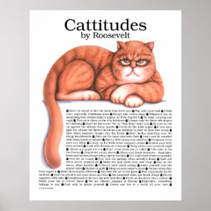 Cattitudes Plakat