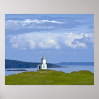 Cattle Point Lighthouse auf der Insel San Juan, WA