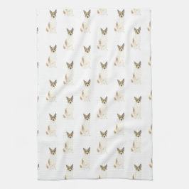 Cattledog Heeler (Red White) Geschirrtuch