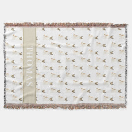 Cattledog Heeler (Red White) Pink & White Decke
