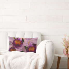 Cattleya Hybrid Orchid Throw Kissen