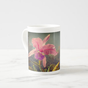 Cattleya Orchid und Three Hummingbirds Heade Prozellantasse
