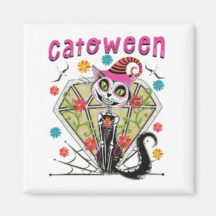 Cattoween Halloween Magnet