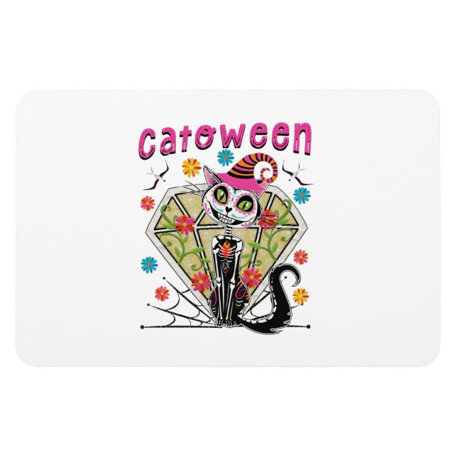 Cattoween Halloween Magnet (Horizontal)