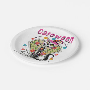 Cattoween Halloween Pappteller