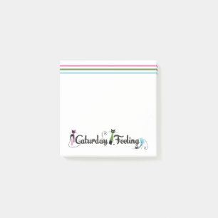 Caturday Cat Lovers Post-it Klebezettel
