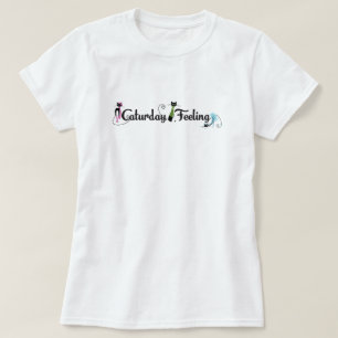 Caturday Gefühl Women's Crew Neck T - Shirt