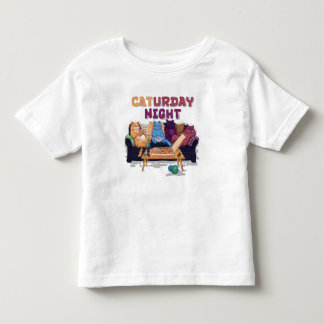Caturday Night Kleinkind T-shirt