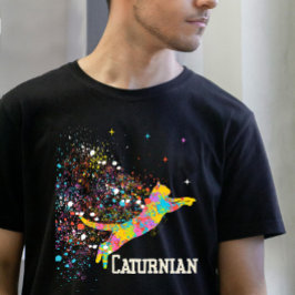 "Caturnian Cat Mama Vater Animal Lover T-Shirt