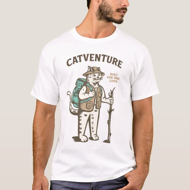 Catventure T-Shirt (Vorderseite)