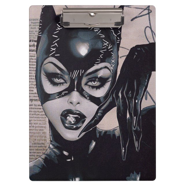 Catwoman #50 Sozomaika Cover Illustration Klemmbrett (Vorderseite)
