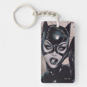 Catwoman #50 Sozomaika Cover Illustration Schlüsselanhänger