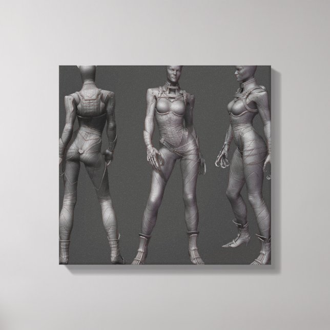 Catwoman Alternate Turnaround Leinwanddruck (Vorderseite)