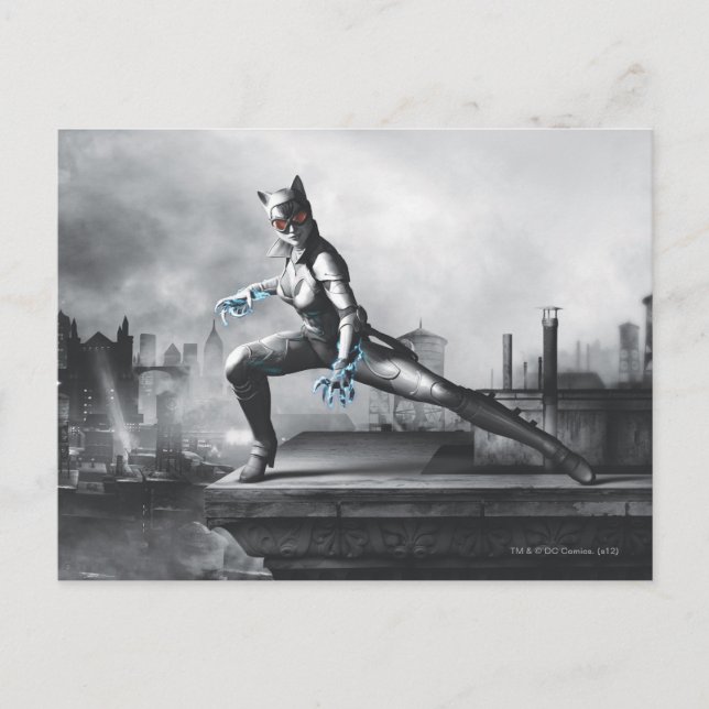 Catwoman - Blitze Postkarte (Vorderseite)