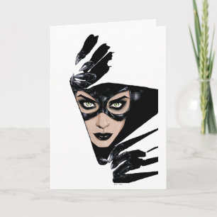 Catwoman Die Klauen sind nicht abgedeckt Illustrat Karte