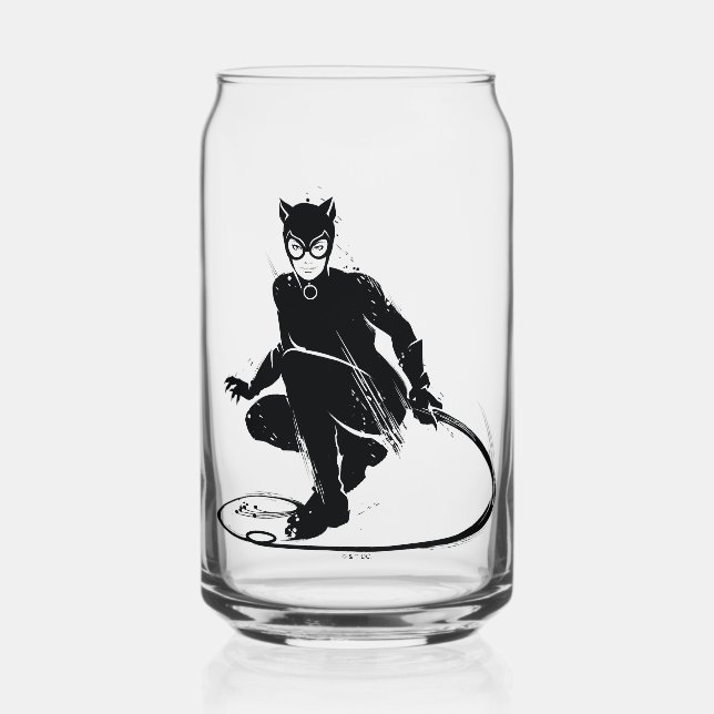Catwoman Ink Brush Pose Dosenglas (Vorderseite)