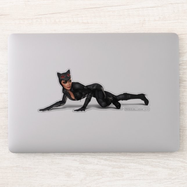 Catwoman Lurking Aufkleber (Computer)