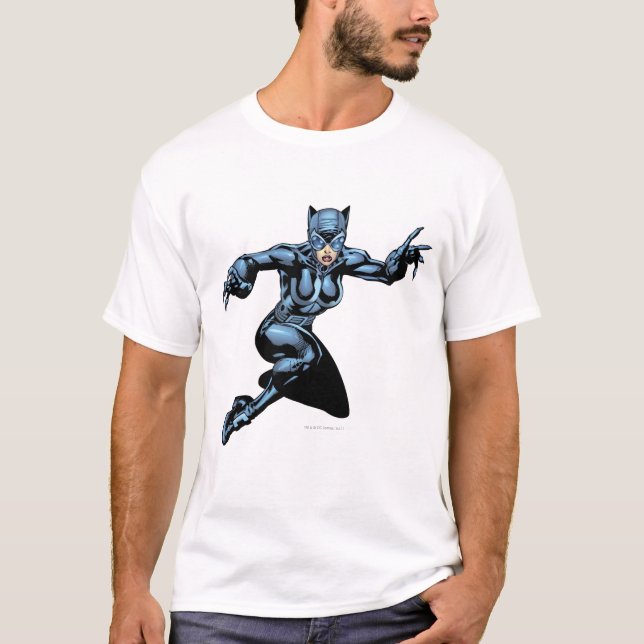 Catwoman mit Gesetzen T-Shirt (Vorderseite)