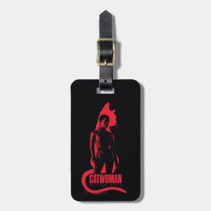 Catwoman Selina Kyle Cat Silhouette Gepäckanhänger