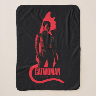 Catwoman Selina Kyle Cat Silhouette Sherpadecke