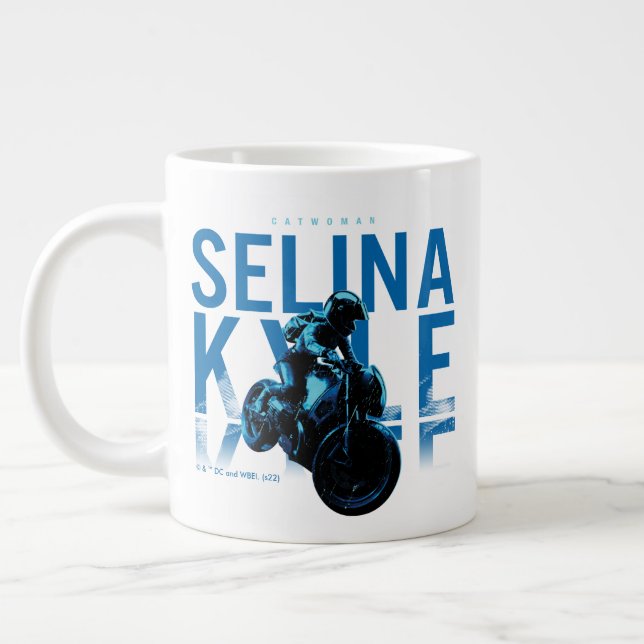 Catwoman Selina Kyle Motorcycle Jumbo-Tasse (Links)