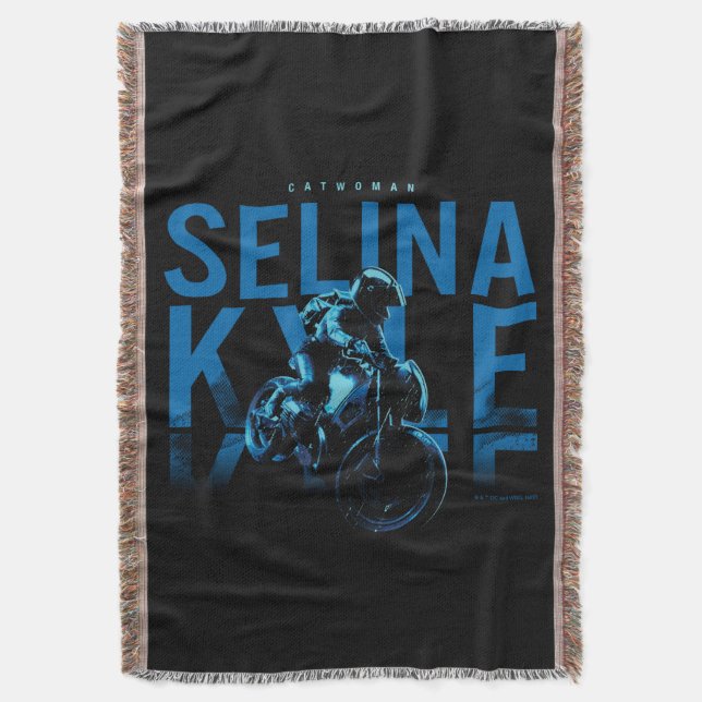 Catwoman Selina Kyle Motorrad Decke (Vorderseite Vertikal)