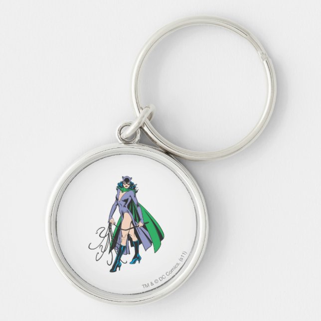 Catwoman Stands Schlüsselanhänger (Vorne)