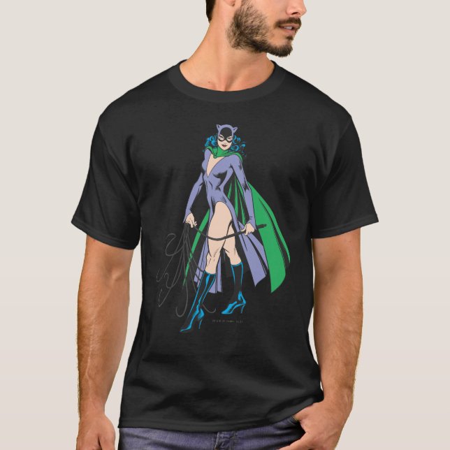 Catwoman Stands T-Shirt (Vorderseite)