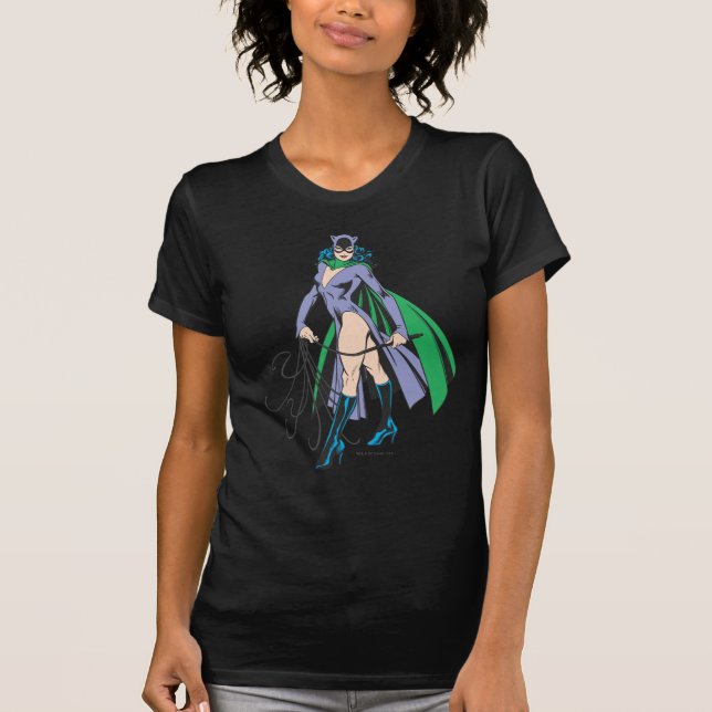 Catwoman Stands T-Shirt (Vorderseite)
