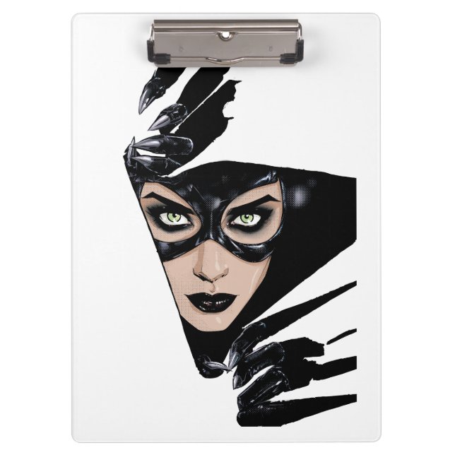 Catwoman The Claws Are Out Cover Illustration Klemmbrett (Vorderseite)