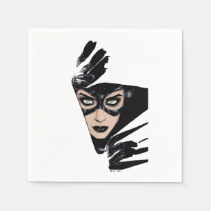 Catwoman The Claws Are Out Cover Illustration Serviette