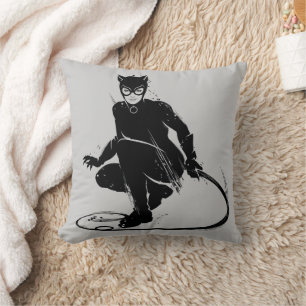Catwoman Tintenpinsel Pose Kissen