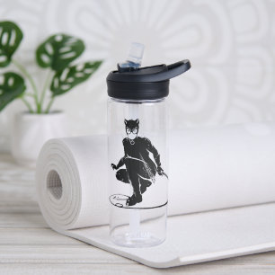 Catwoman Tintenpinsel Pose Trinkflasche