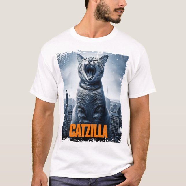 Catzilla Basic Relaxed Men's T - Shirt (Vorderseite)