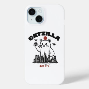 Catzilla - Funny Cat Godzilla Parody Case-Mate iPhone Hülle