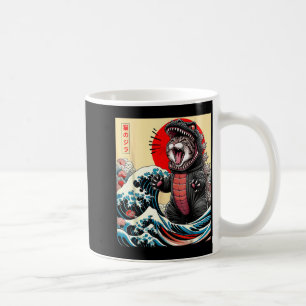 Catzilla Katze japanische Kunst lustige Katze für Kaffeetasse
