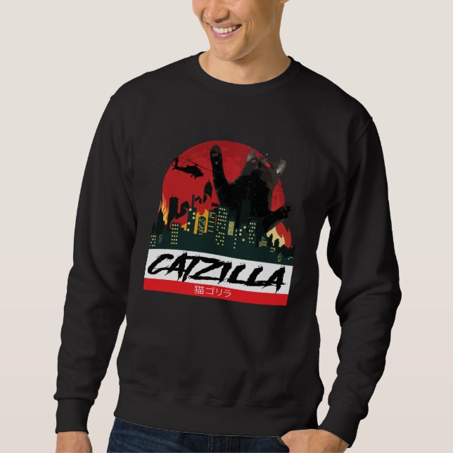 CATZILLA   Kitty for Cat  Cat Owner Sweatshirt (Vorderseite)