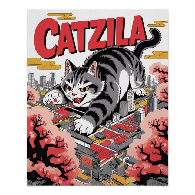 Catzilla Poster (Vorderseite)