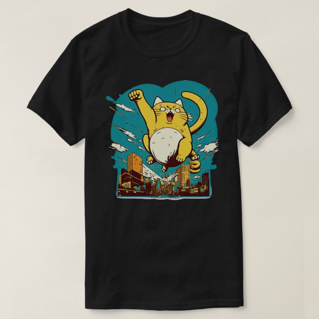 Catzilla T-Shirt (Design vorne)