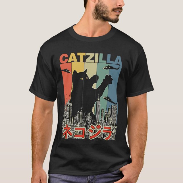 Catzilla Vintag Essential T - Shirt (Vorderseite)